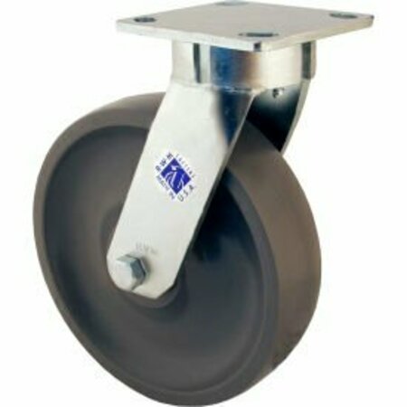 RWM CASTERS 65 Series 6in GT Wheel Swivel Caster with Demountable Swivel Lock - 65-GTB-0620-S-DSL